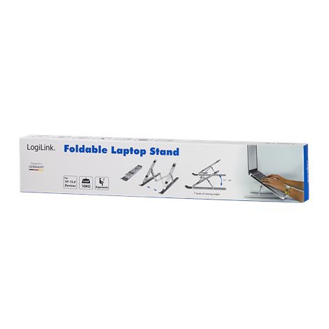 Logilink | Notebook stand, foldable | AA0134 | Notebook Stand | Silver | 10-16 "" - 9